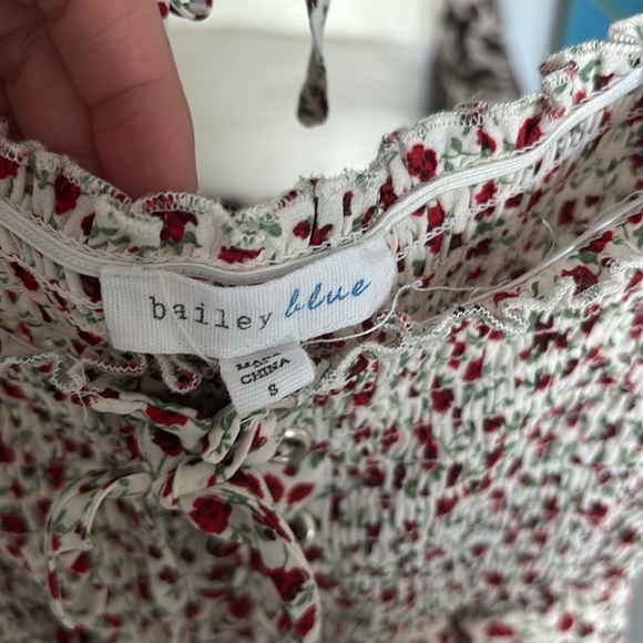 Bailey Blue floral tie dresss - Picture 3 of 7